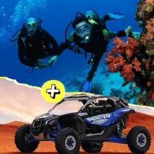 CAN-AM X3 TURBO 1000CC 2-SEATER + SCUBA DIVING (1H)